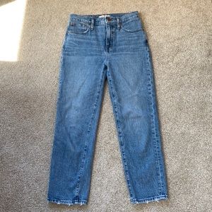 Madewell classic straight jean